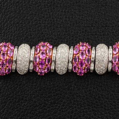 Pink Sapphire & Diamond Bracelet – CRAIGER DRAKE DESIGNS®