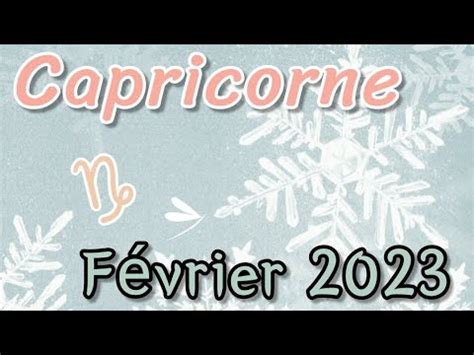 Guidance Capricorne G N Rale Et Sentimentale F Vrier Youtube