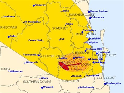 Brisbane Weather Bom Issues Severe Thunderstorm Warning For Southeast Qld The Courier Mail