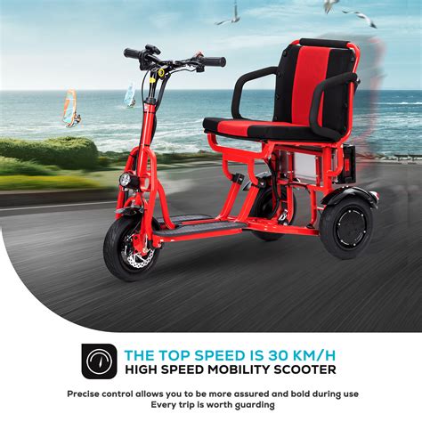 Cougar Folding Electric Mobility Scooter 3 Wheel Lightweight Portable