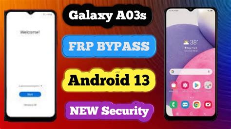 Samsung Galaxy A03s Android 13 Frp Bypass SM A037F Google Account