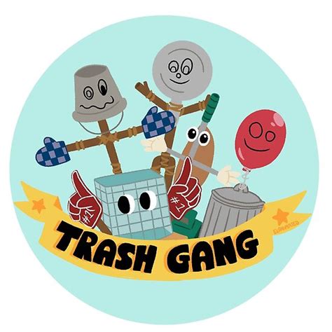 "Trash Gang" Poster by ElAnimated | Redbubble