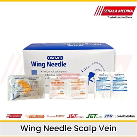 Jual Scalp Wing Neddle Onemed Satuan Shopee Indonesia