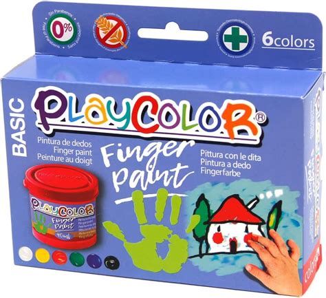 Shuttle Art 33 Pièces Kit de Peinture au Doigt Enfant Lavable 10