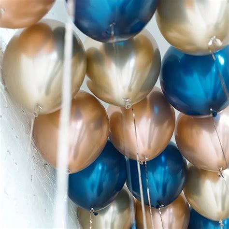 Сeiling Balloons Gold And Blue