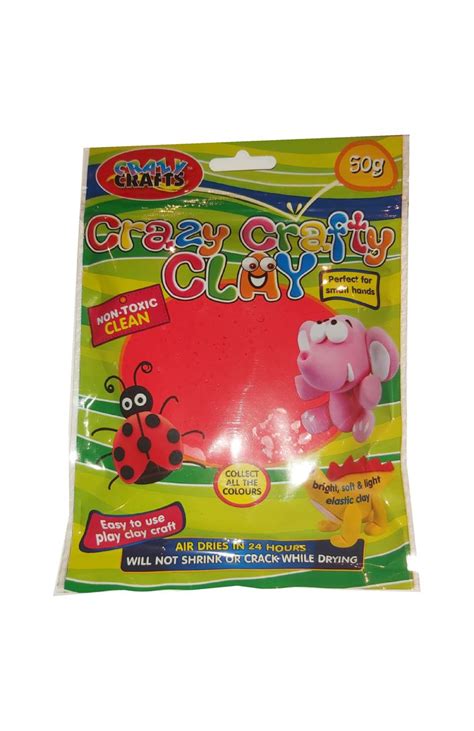 Crazy Crafty Clay 50g Red Col 13 Buy Online In South Africa