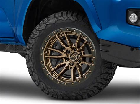 Fuel Wheels Tacoma Rebel Matte Bronze Lug Wheel X Mm Offset