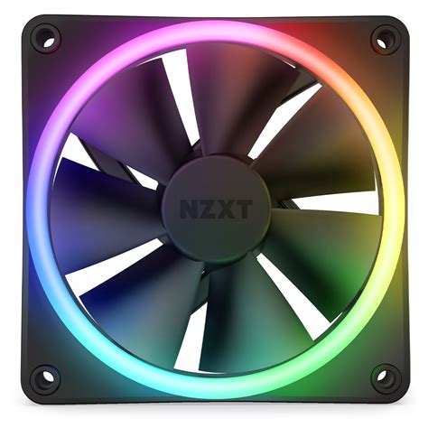 Buy Nzxt F Rgb Duo Fan Mm Pwm Black Twin Pack Rf D Df B Pc