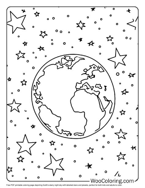 100+ Earth coloring pages (Free PDF To Print) | Woo Coloring