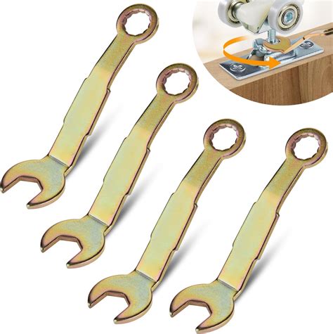 4 Pack N 7164 Bifold Closet Door Pivot Adjustment Tool, 3/8 Open Wrench ...