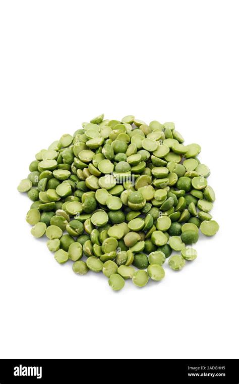 Green Split Peas Pisum Sativum Stock Photo Alamy