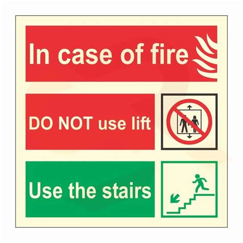 Red Pvc Fire Safety Signages For Industrial At Piece In Vasai