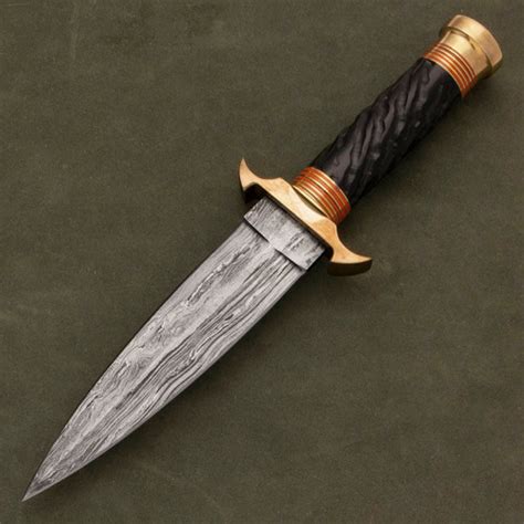 Damascus Dragon Tooth Dagger Atlanta Cutlery Corporation