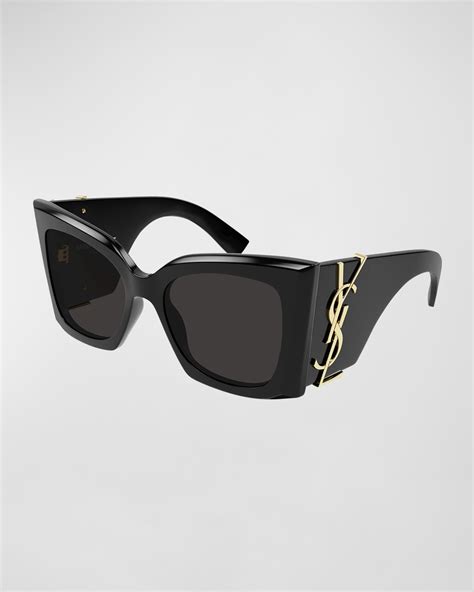 Saint Laurent Blaze Acetate Cat Eye Sunglasses Neiman Marcus