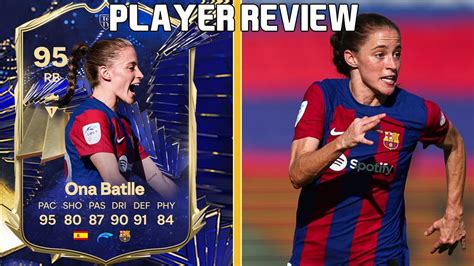 PERFECT CARD 95 TOTY ONA BATLLE PLAYER REVIEW EA FC 24 ULTIMATE TEAM