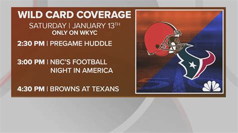 How to watch Cleveland Browns vs. Houston Texans wild card game? | wkyc.com