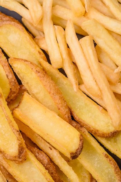 Premium Photo Delicious Crispy French Fries With Salt And Spices On A