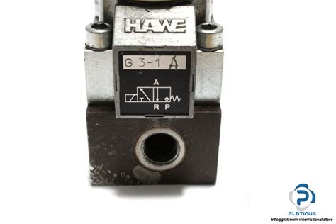 HAWE G 3 1A SOLENOID OPERATED DIRECTIONAL SEATED VALVE Platinum