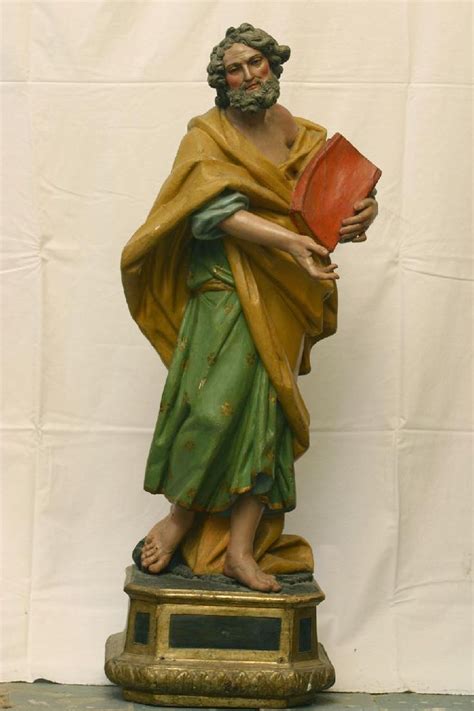 Ambito Napoletano Sec XVIII San Paolo Apostolo Statue San Paolo Arte