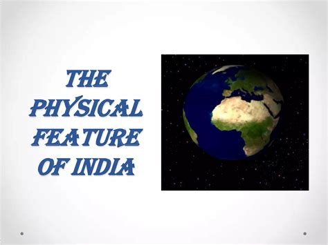 The Physical Feature Of India Ppt