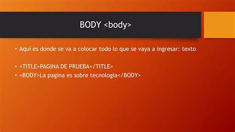 Etiquetas Html Ppt