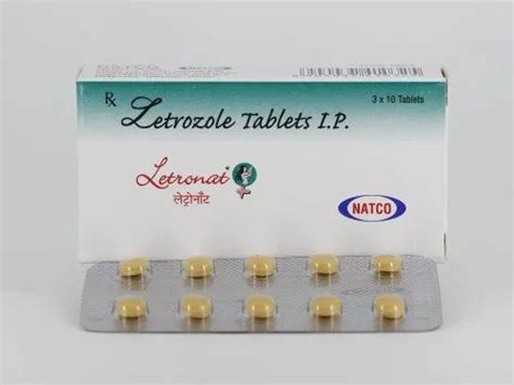 Letronat 2 5mg Tablet For Clinical Packaging Size 3 X 10 Tablets At