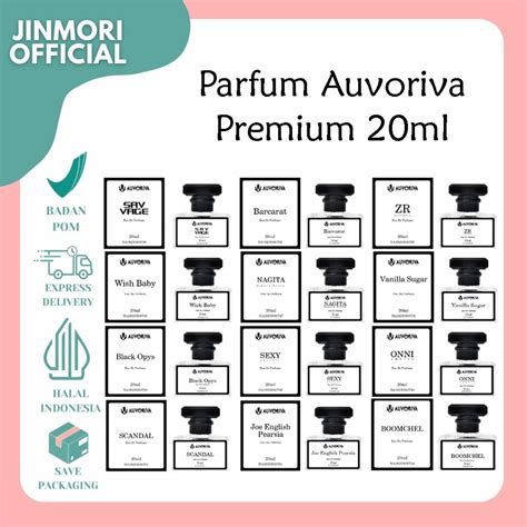 Jual JM BPOM Parfum Auvoriva 20ml Premium Parfum Unisex Wangi