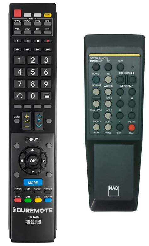 NAD 7000, 7100 + TV control (mini TV) - remote control duplicate - $17. ...