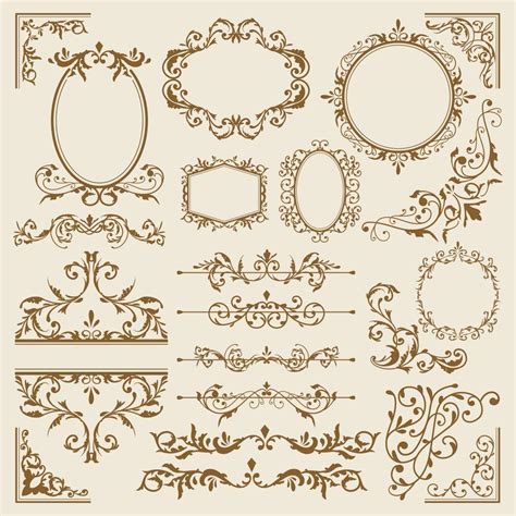 Victorian Border Frames Vector Infoupdate Org