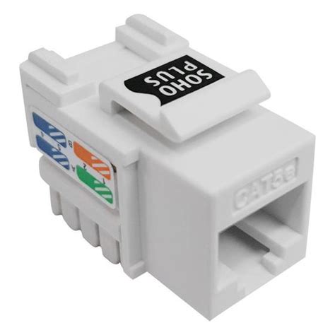 Conector Fêmea Keystone RJ45 Cat5e Branco Soho Plus Furukawa Outros