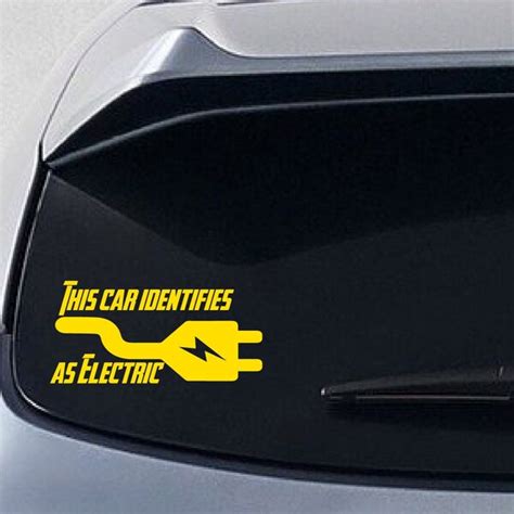 Funny Electric Car Stickers Etsy