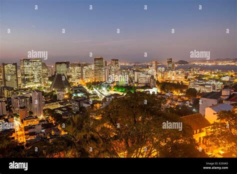 Brazil Rio De Janeiro Santa Teresa Neighborhood General View Of The