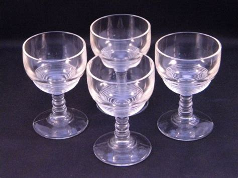 Set Of 4 Vintage Anchor Hocking Manhattan By Peregrinstreasures Coupe Glass Glassware Vintage