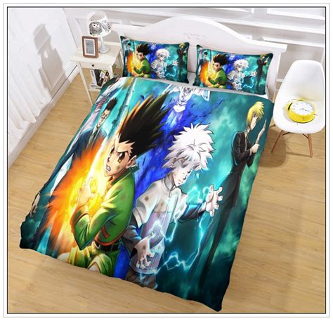 Gon Freecss And Killua Anime Scary Hunter Bedding Set Hunter X Hunter