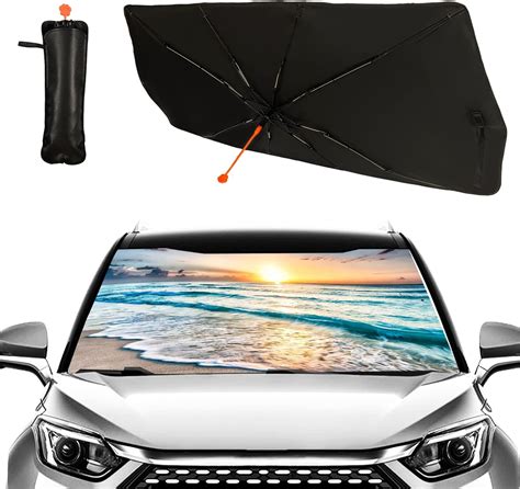 Amazon Beach Car Windshield Sunshade Upgraded Rotation