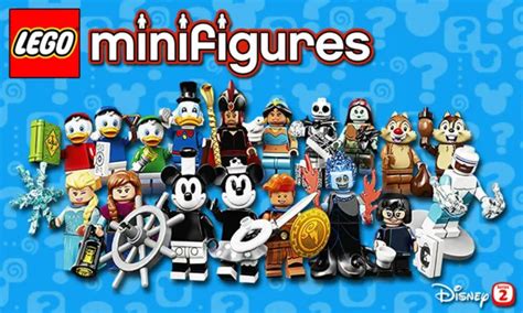 Lego Disney Minifigures 71024 Complete 18 Minifigures Series New