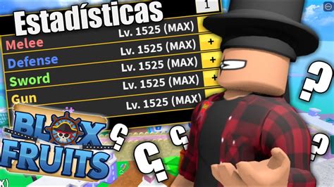 Las Mejores Estadísticas Para Usar en Blox Fruits Roblox YouTube