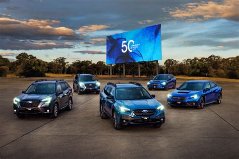 Subaru Australia Launches 50th Anniversary Special Edition Models Mtaq