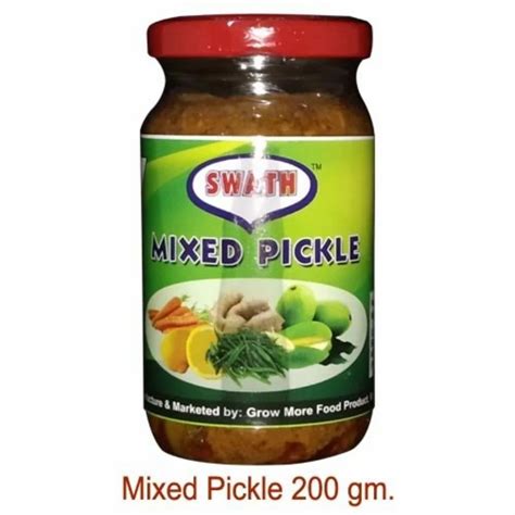 Spicy G Swath Mixed Pickle Packaging Type Cartons Packaging Size