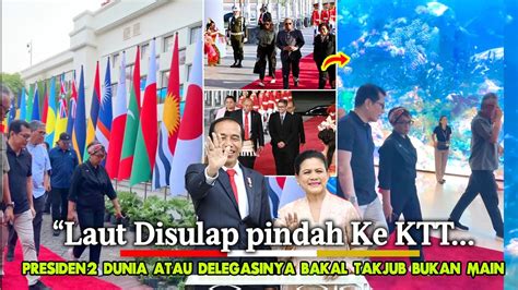 Presiden Utusan Bisa Surprise Disambut Presiden Jokowi Dgn Aquarium