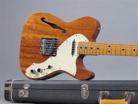 Telecaster Thinline - 1969 Fender Telecaster Thinline – Mahogany Natural – GuitarPoint