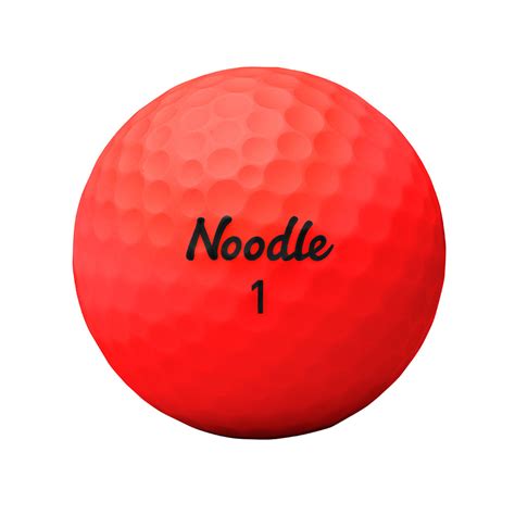 Noodle Golf Balls | Neon Matte Red | TaylorMade Golf