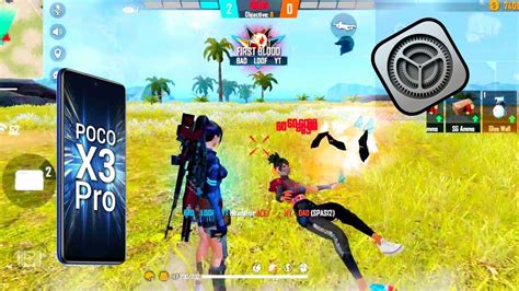 Poco X Pro Headshot Settings Hud Sensi Dpi Free Fire