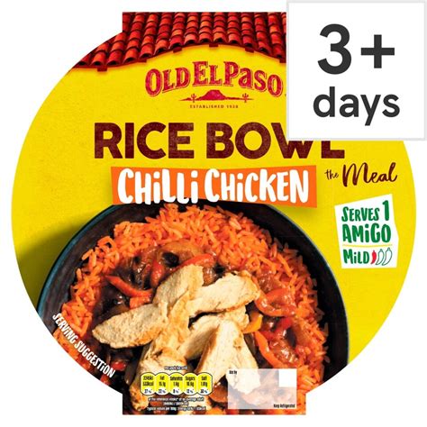 Old El Paso Rice Bowl Chilli Chicken 400g Tesco Groceries