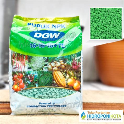 Jual DGW Pupuk NPK 16 16 16 TE Kemasan 1 Kg Pupuk Daun Shopee