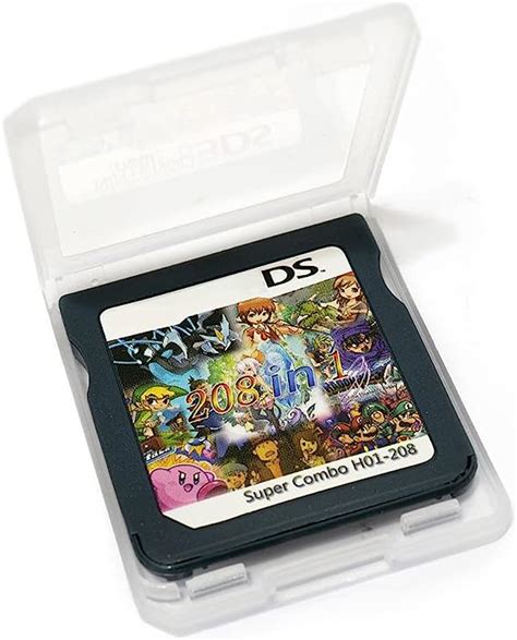 DS Games 208 In 1 DS Games NDS Games Playing Card Super Combo Cartridge