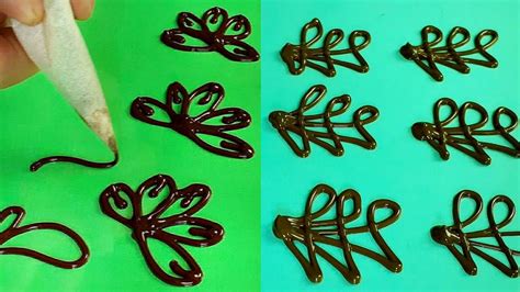 Simple Chocolate Decorations Anyone Can Make👍 Piped Chocolate