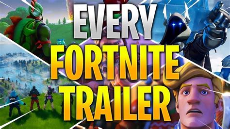 All Fortnite Season Battle Pass Trailers Season 1 To Chapter 2 Season