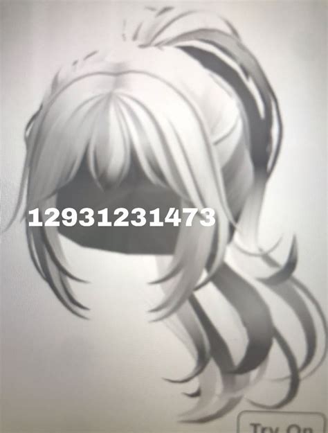 Pin By Kao Fang On In White Hair Roblox Codes Hair