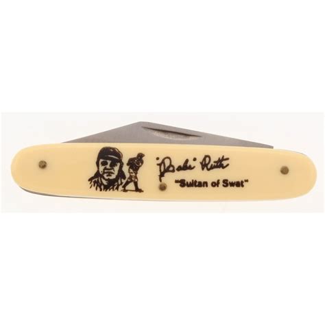 Babe Ruth Sultan Of Swat Pocket Knife Pristine Auction